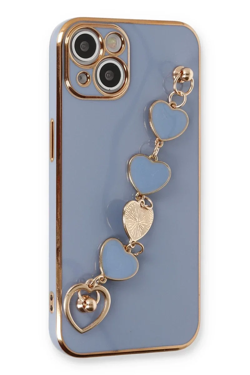 Apple iPhone 14 Plus Kılıf Esila Silikon - Gri