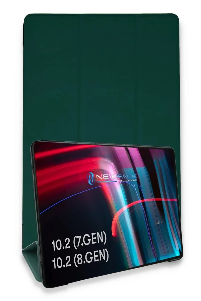 Apple iPad 10.2 (7.nesil) Kılıf Tablet Smart Kılıf - Koyu Yeşil