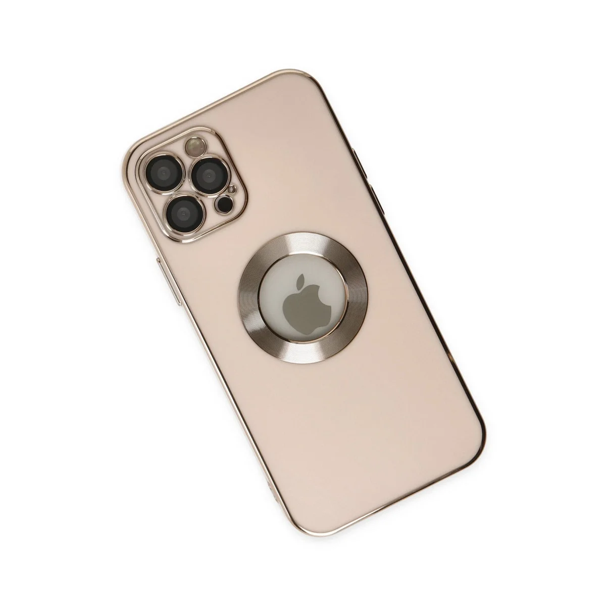 Apple İphone 12 Pro Max Kılıf Store Silikon - Pembe görsel 3
