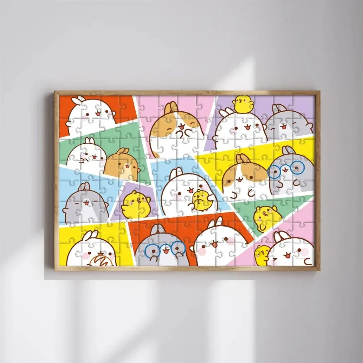 Mol 714 Molang 100 Parça Lisanslı Puzzle görsel 2