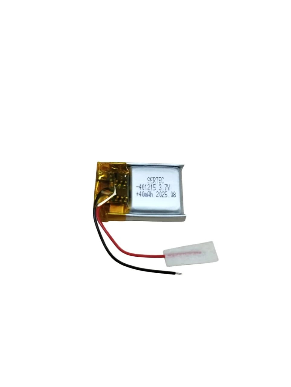 401215 3.7V 40 MAh Li-Polymer Pil (Devreli/1.5A)
