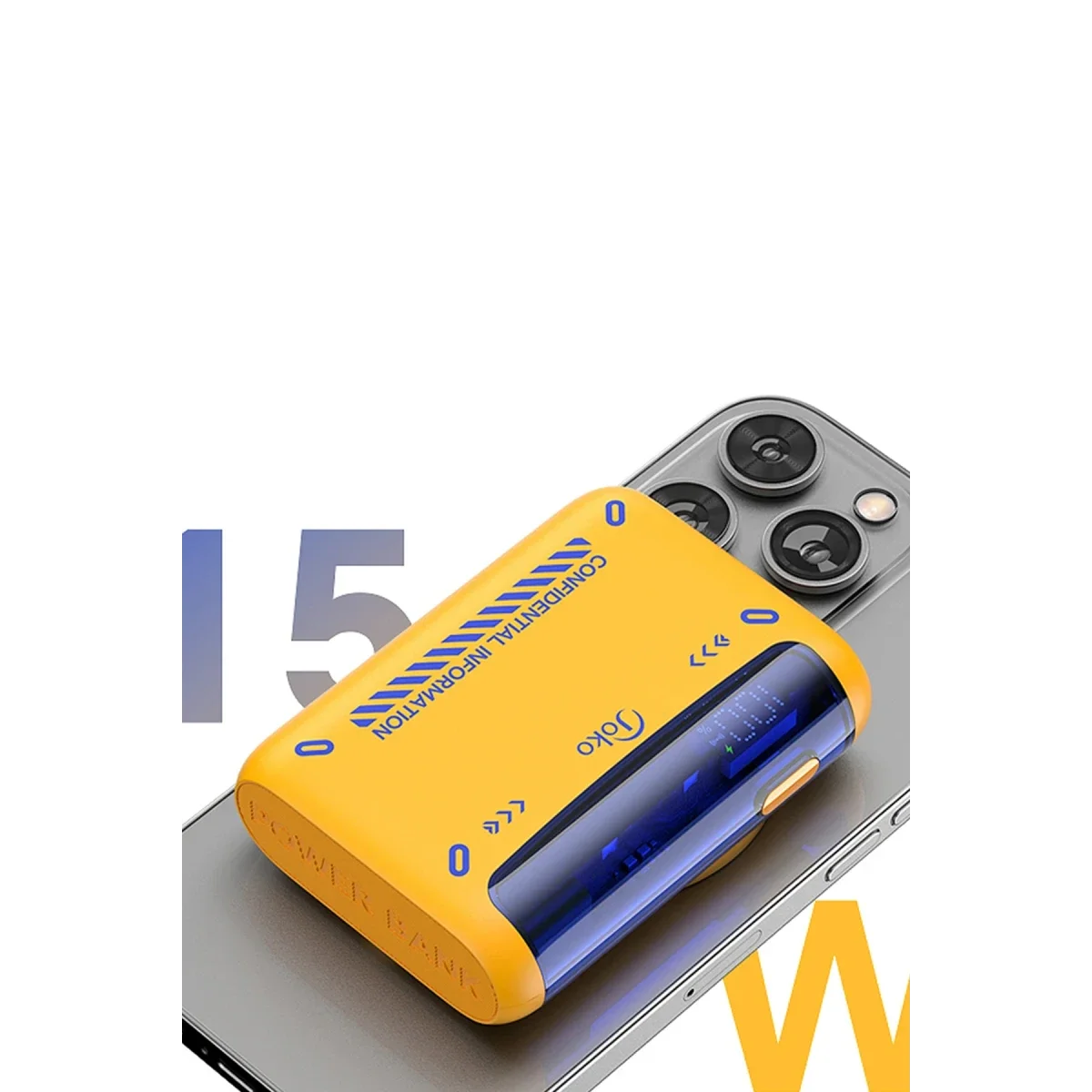 Joko J31 10.000 mAh 20W PD Magsafe Powerbank - Turuncu görsel 3