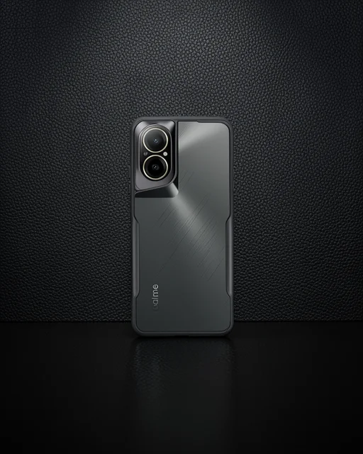 Realme 12 Lite Kılıf Boyi Silikon Kapak - Siyah