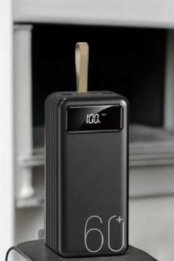 Powerbank 60.000 MAH 4 Portlu Uzun Şarj Süreli Dijital Göstergeli görsel 3