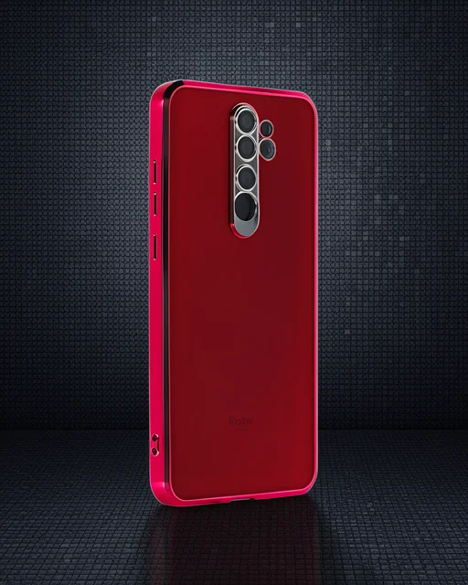 Xiaomi Redmi Note 8 Pro Kılıf Razer Lensli Silikon - Gold