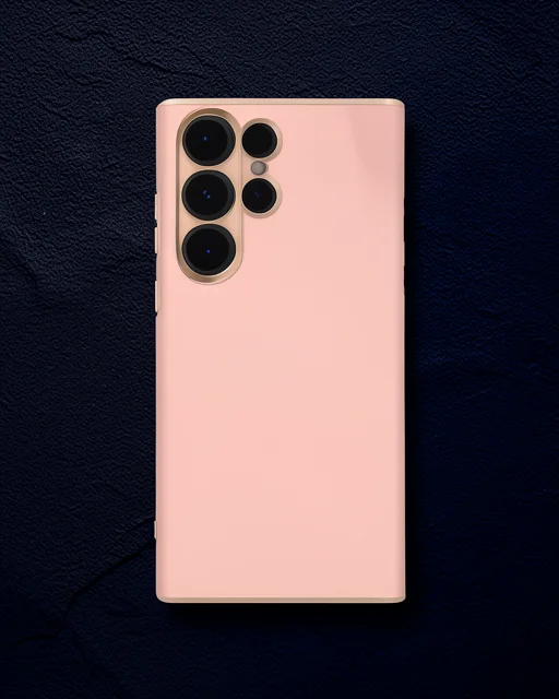 Samsung Galaxy S23 Ultra Kılıf Volet Silikon - Pembe