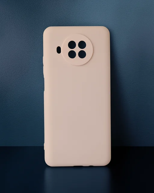 Xiaomi Mi 10t Lite Kılıf Nano İçi Kadife Silikon - Pudra