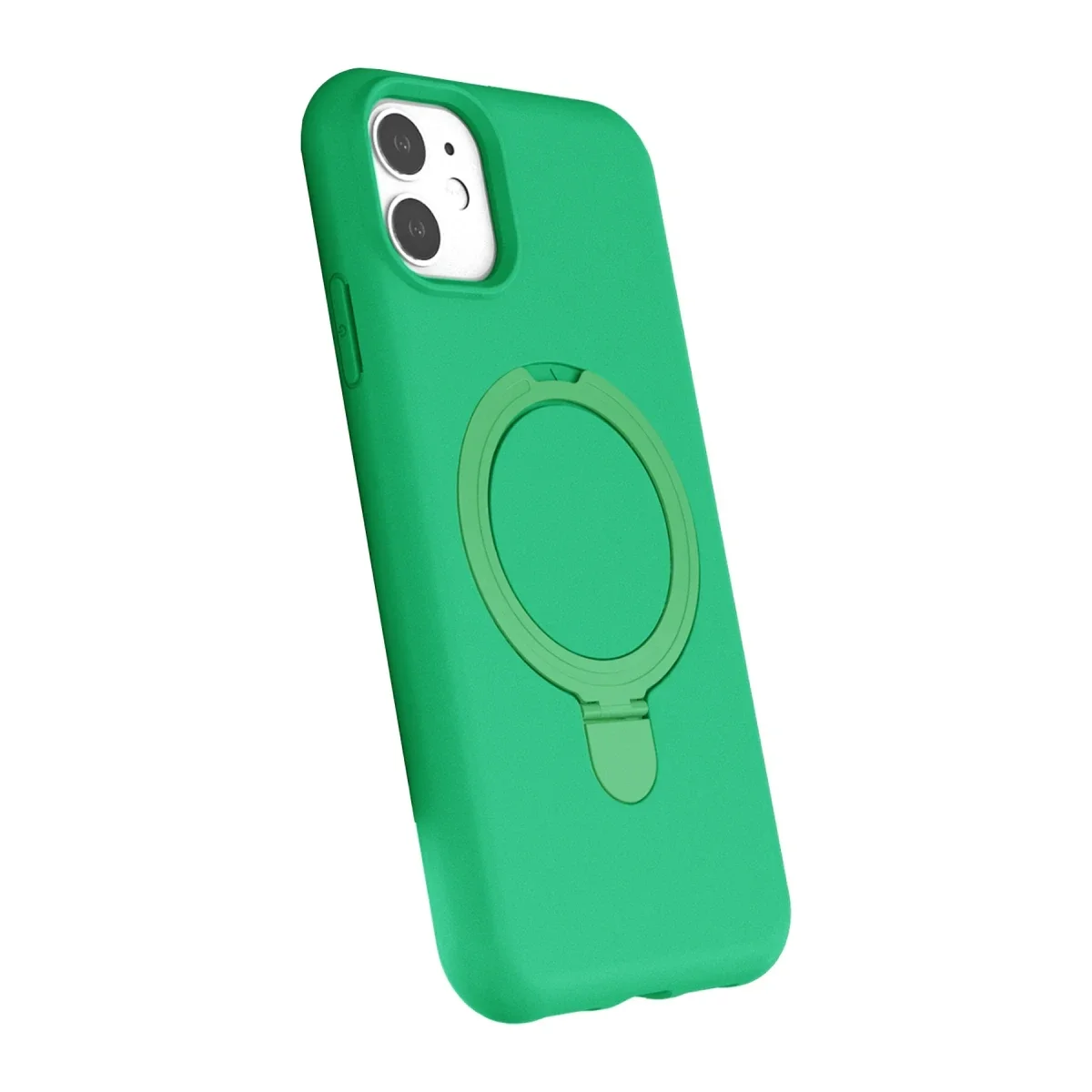Apple iPhone 11 Regal Magsafe Standlı Kapak - Yeşil görsel 2