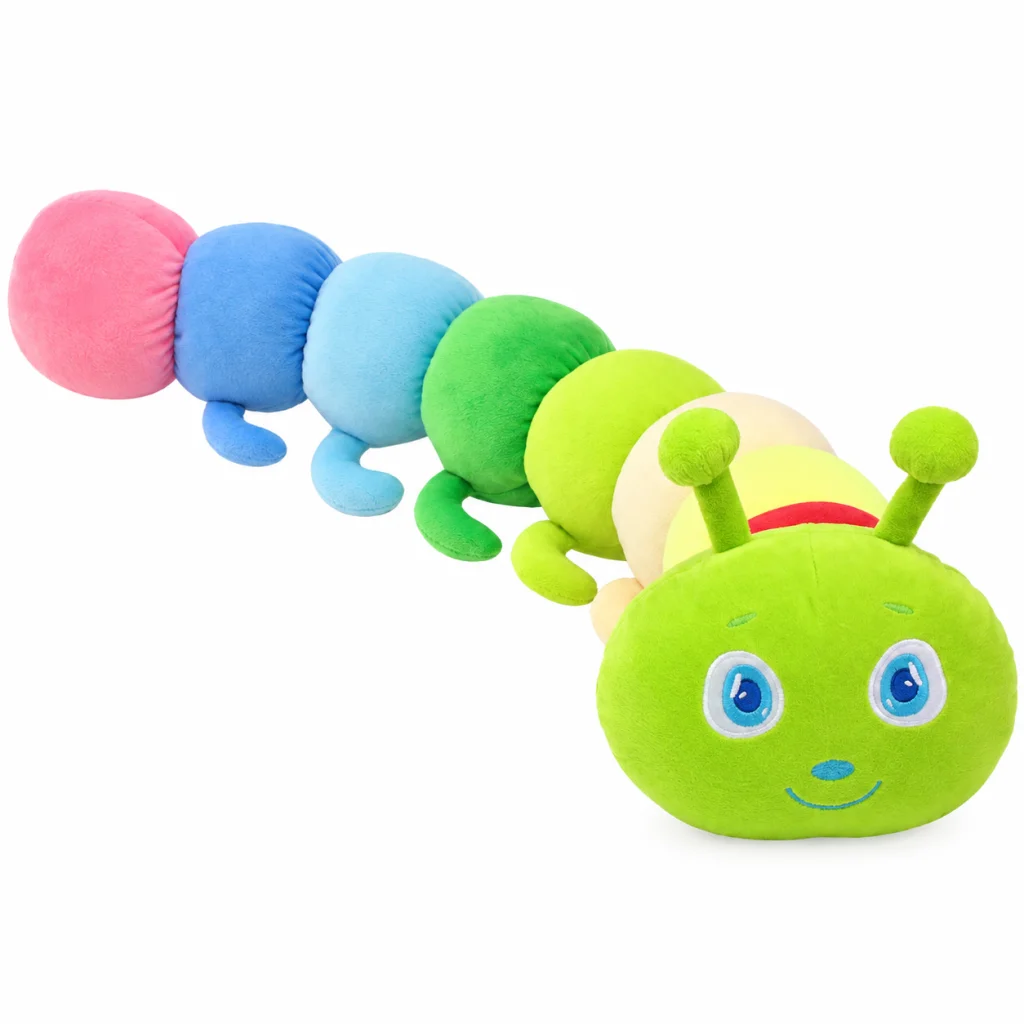 Peluş Sevimli Tırtıl 90 cm görsel 3