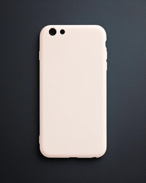 Apple İphone 6 Plus Kılıf Nano İçi Kadife Silikon - Pudra