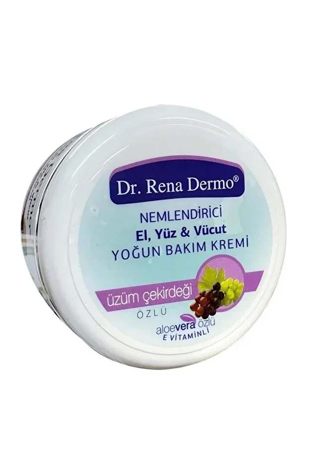 Dermo Nemlendirici El ve Yüz Kremi - Üzüm Çekirdeği Özlü