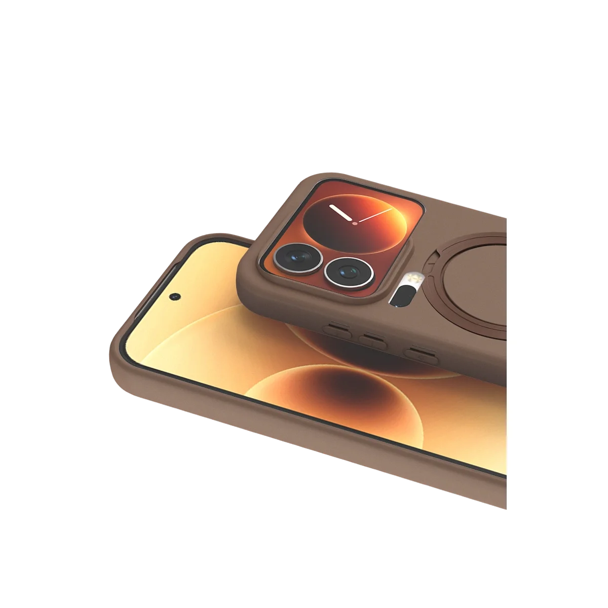 Xiao 17 Pro Regal Magsafe Standlı Kapak - Çöl Titanyum görsel 2