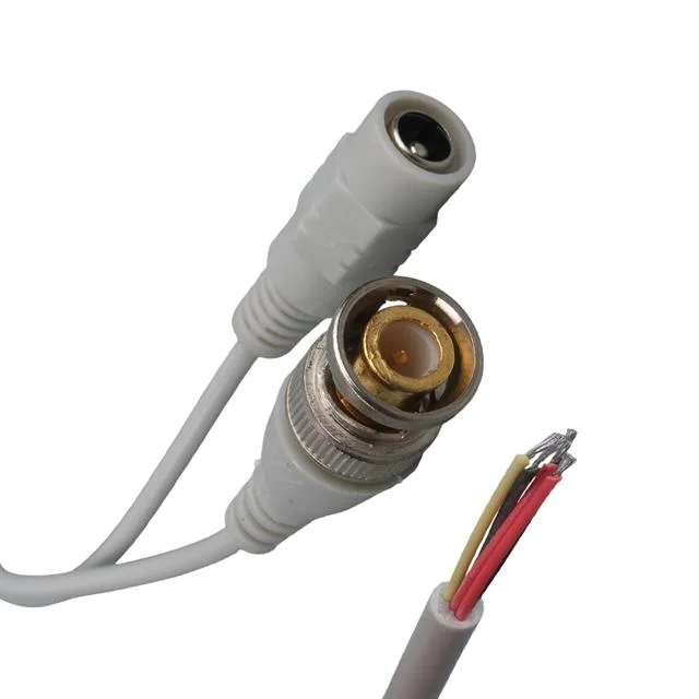 PM-12689 Dc Dişi Jacklı 5.5*2.1 Mm Uç 30 Cm Bnc Güvenlik Kablosu görsel 2
