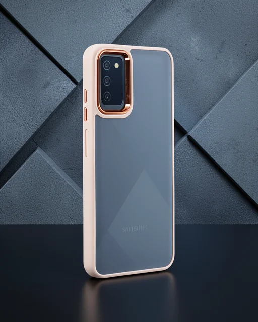 Samsung Galaxy A03s Kılıf Dora Kapak - Pudra