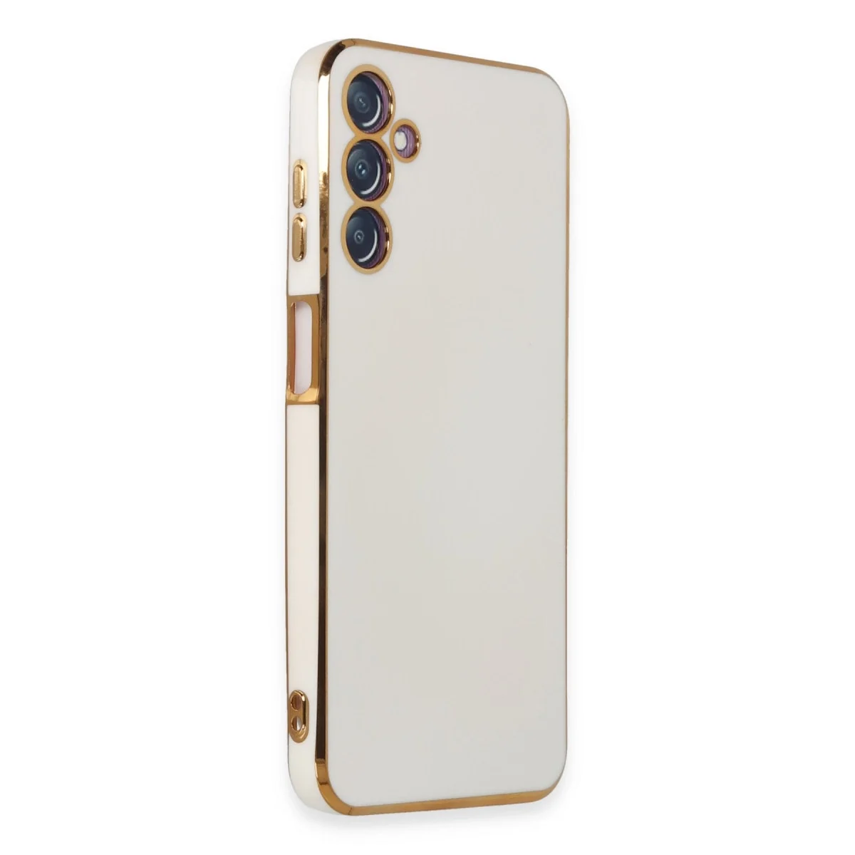 Samsung Galaxy M14 5g Kılıf Volet Silikon - Beyaz görsel 2