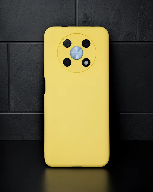 Huawei Nova Y90 Kılıf Nano İçi Kadife Silikon - Sarı