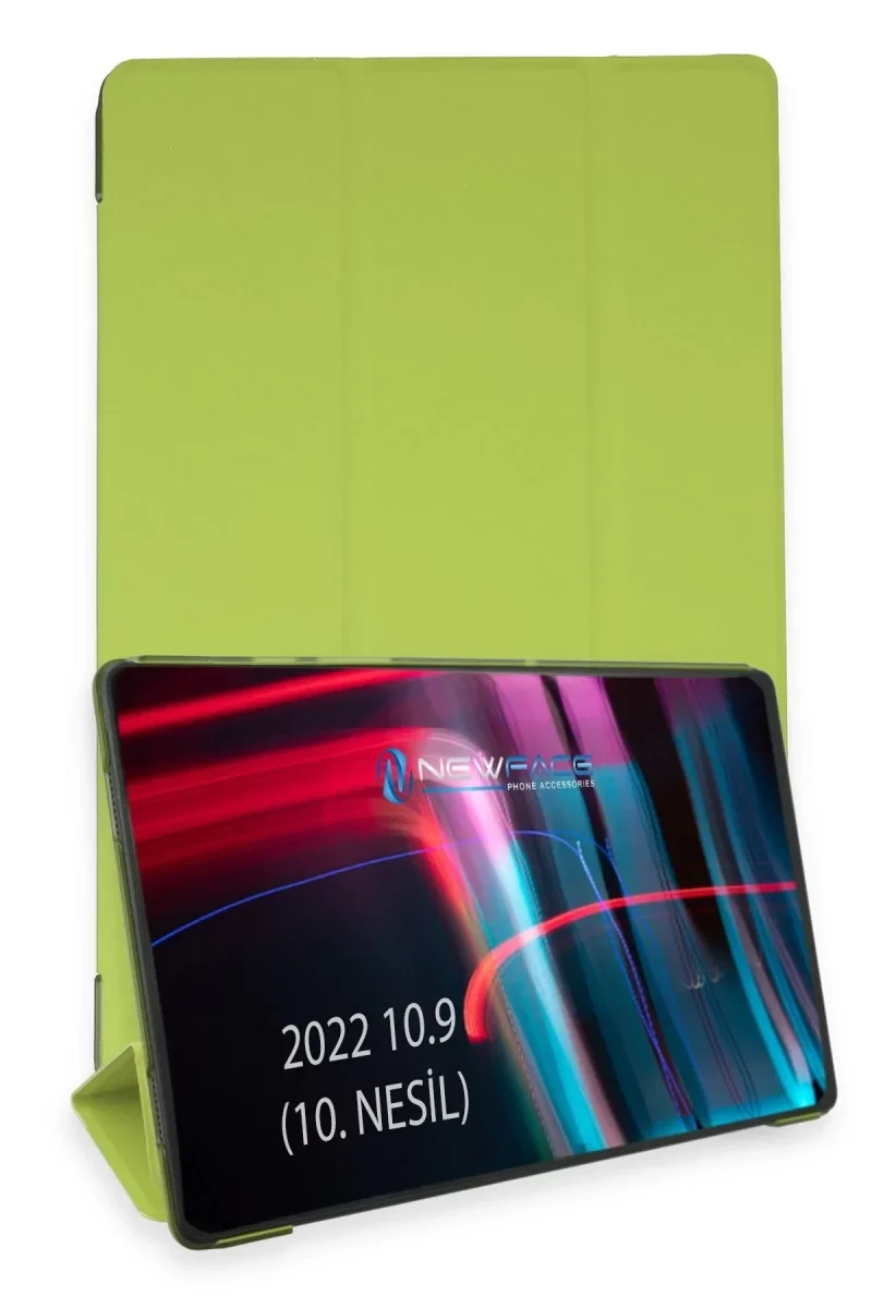 Apple iPad 2025 10.9 10.Nesil (A16) Kılıf Tablet Smart Kılıf - Açık Yeşil