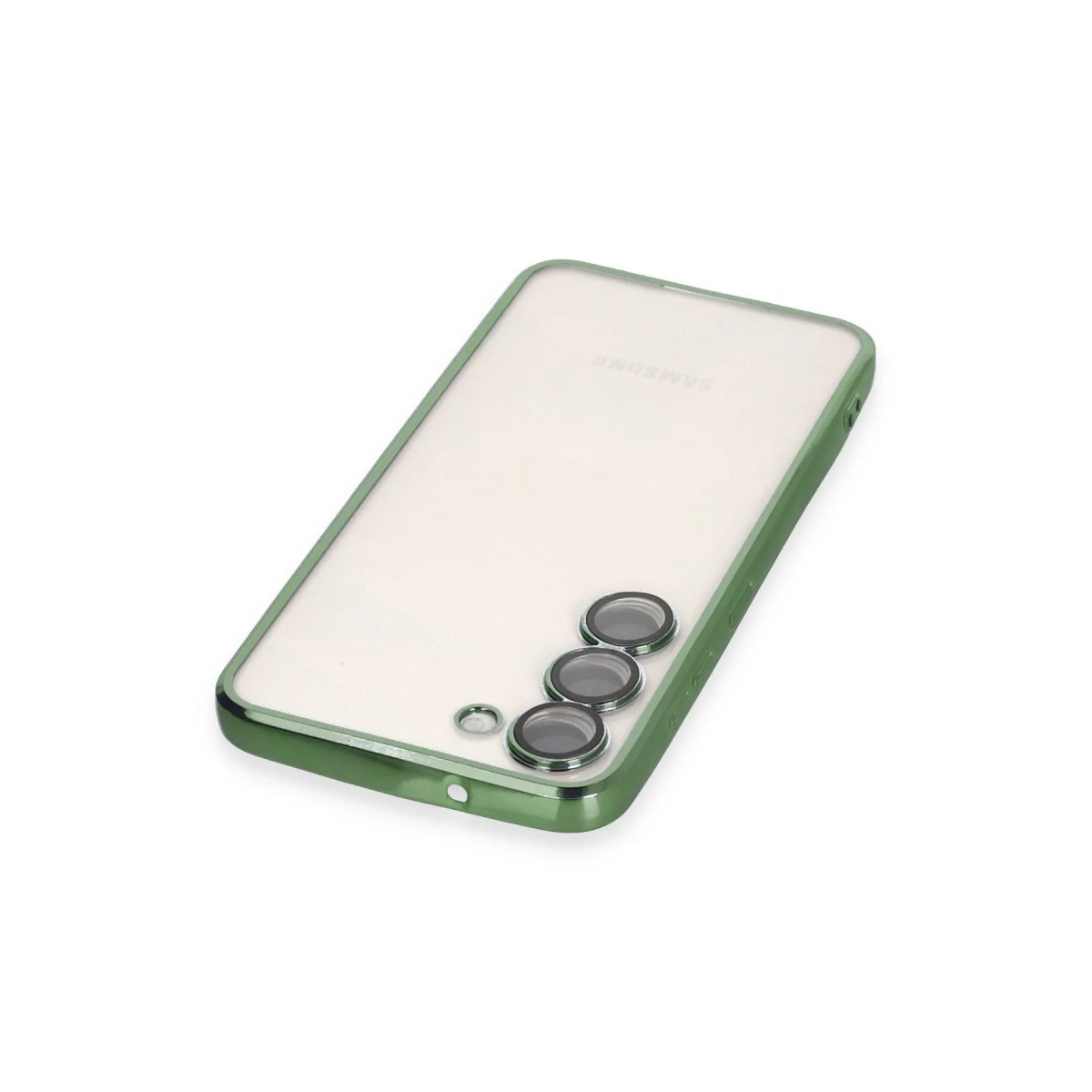 Samsung Galaxy S23 Kılıf Razer Lensli Silikon - Yeşil görsel 3
