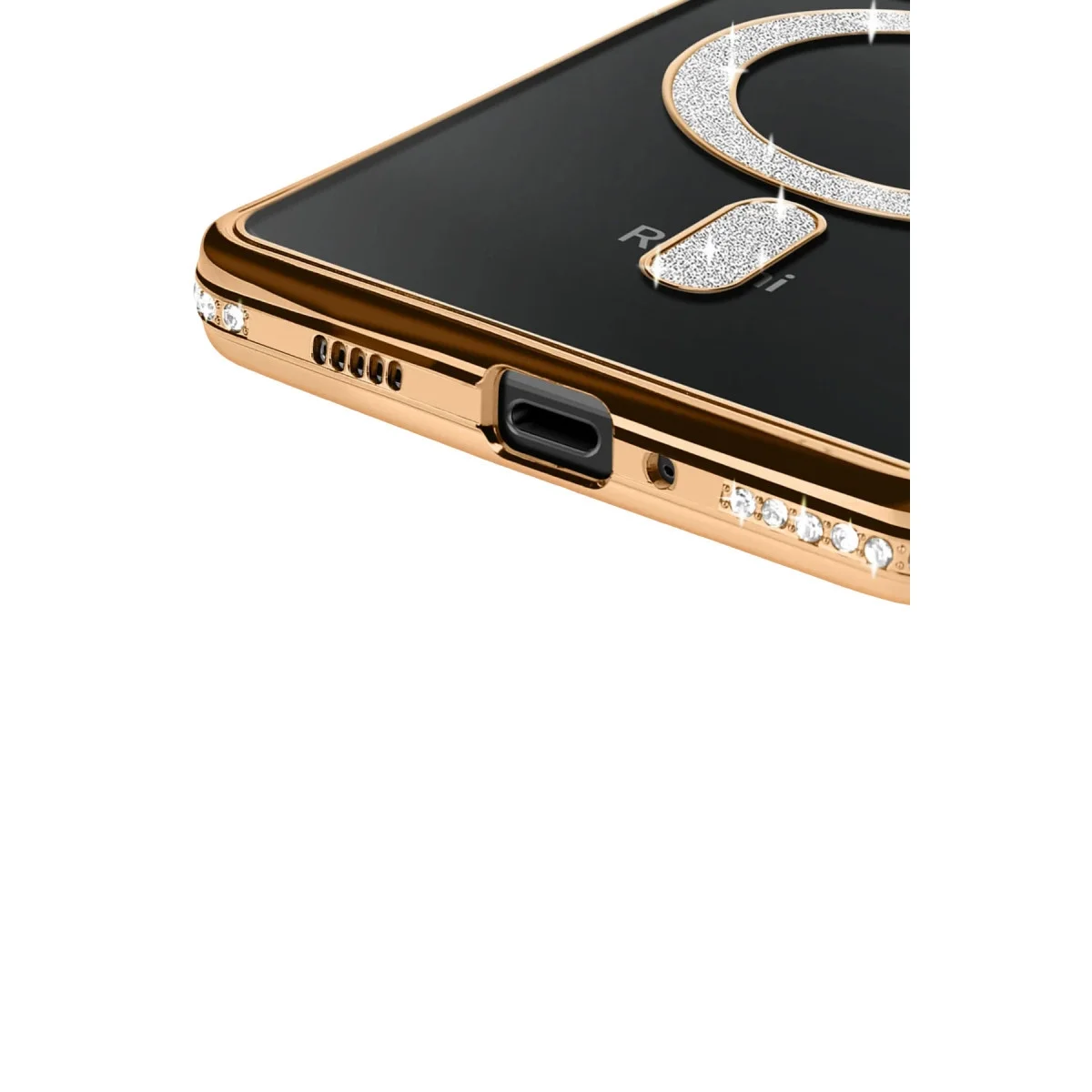Xiao Red 14c Joke Simli Magneticsafe Kılıf - Gold görsel 3