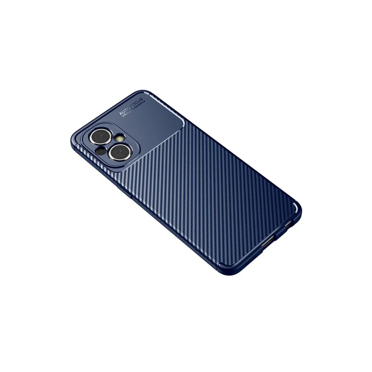Xiaomi Poco M5 Kılıf Auto Focus Karbon Kapak - Lacivert görsel 2