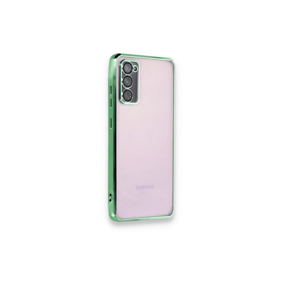 Samsung Galaxy S20 Fe Kılıf Razer Lensli Silikon - Yeşil