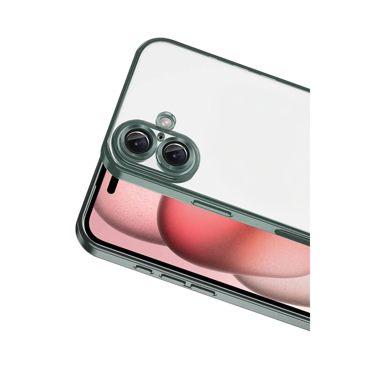 Apple İphone 17 Razer Lensli Silikon - Yeşil görsel 2