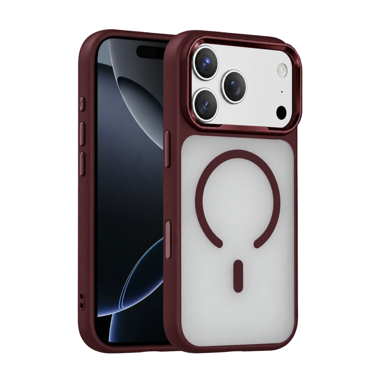 Joko Apple iPhone 18 Pro/17 Pro Prime Magsafe Kapak - Bordo