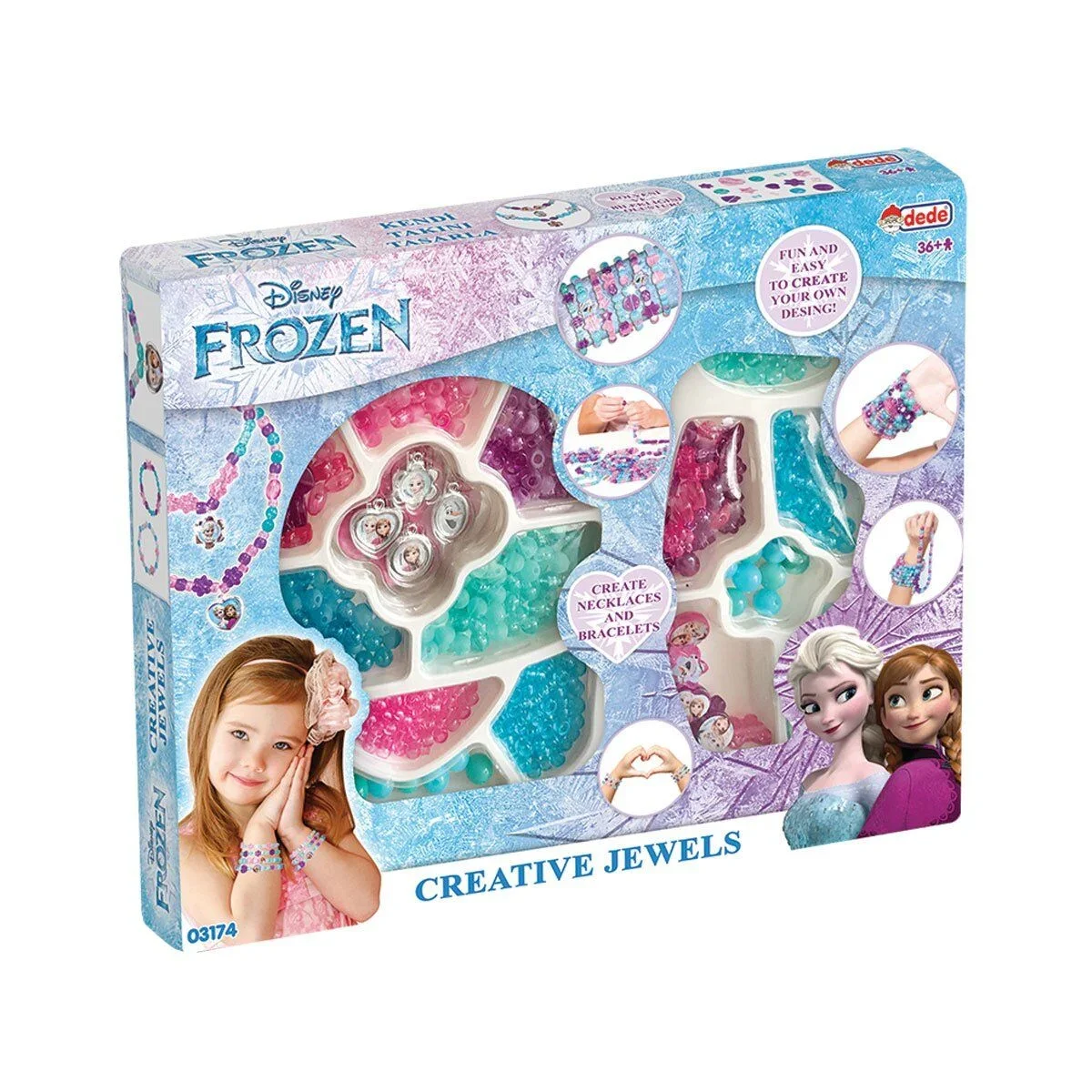 03174 Frozen Takı Seti 2'li -Dede görsel 2