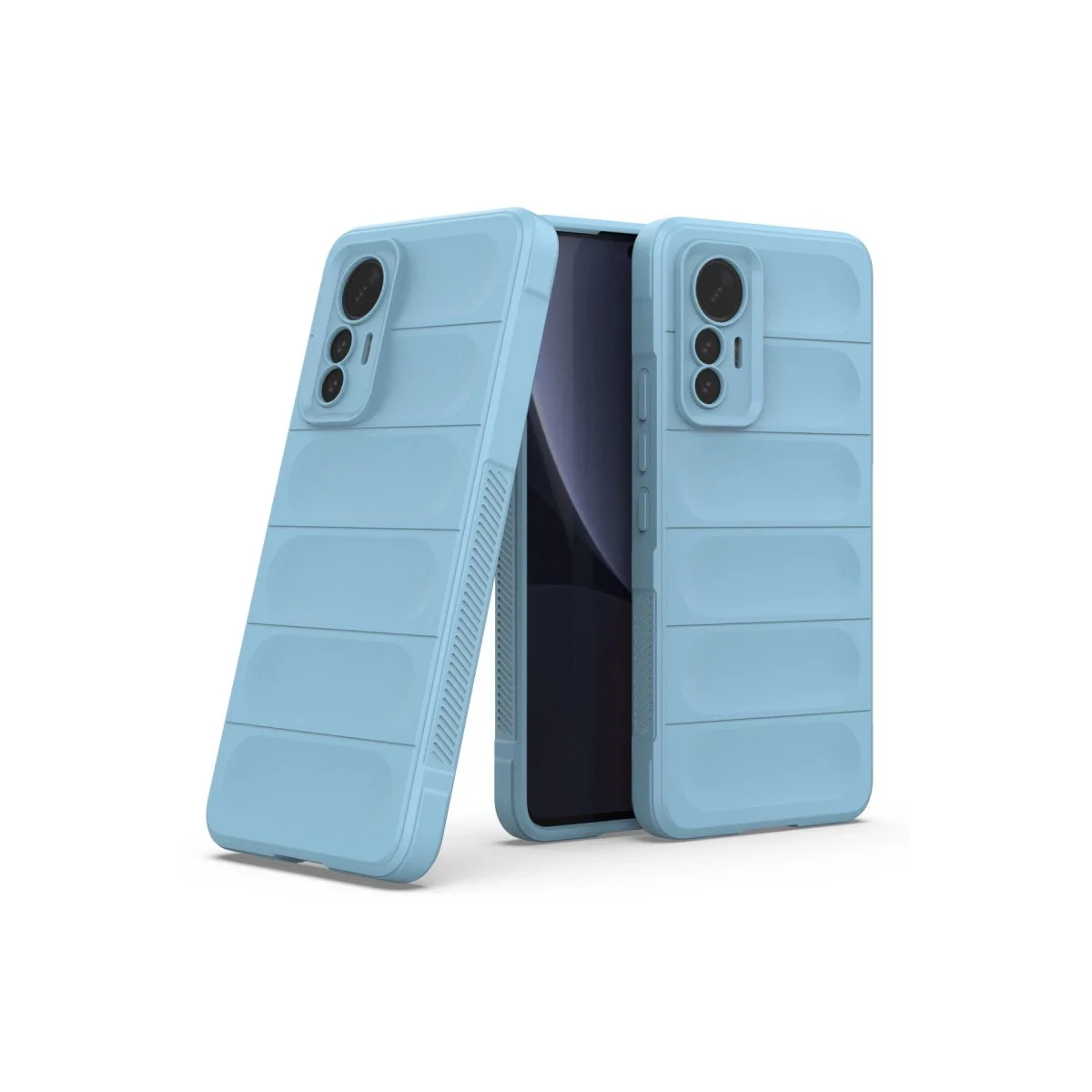 Xiao 12 Lite Kılıf Optimum Silikon - Sky Blue görsel 2