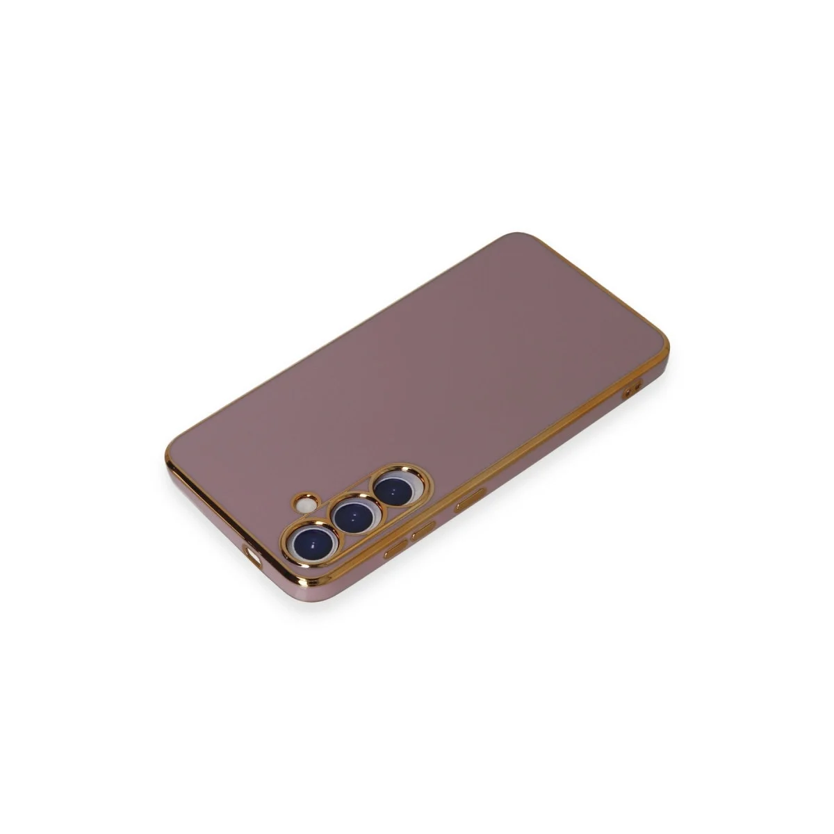 Samsung Galaxy S24 Kılıf Volet Silikon - Mor görsel 3