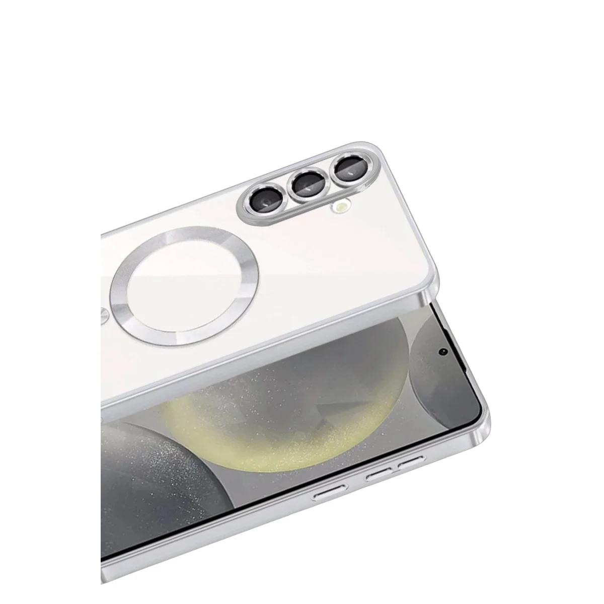 Samsung Galaxy A37 5g Kross Magneticsafe Kapak - Gümüş görsel 2
