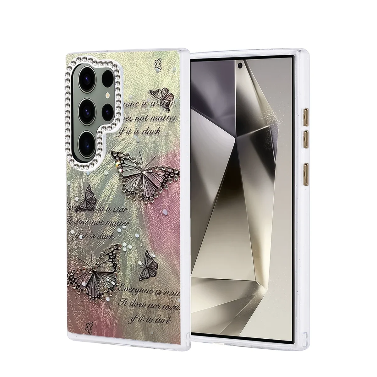 Samsung Galaxy S24 Ultra Kılıf Blade Aynalı Desenli Kapak - Desen 6