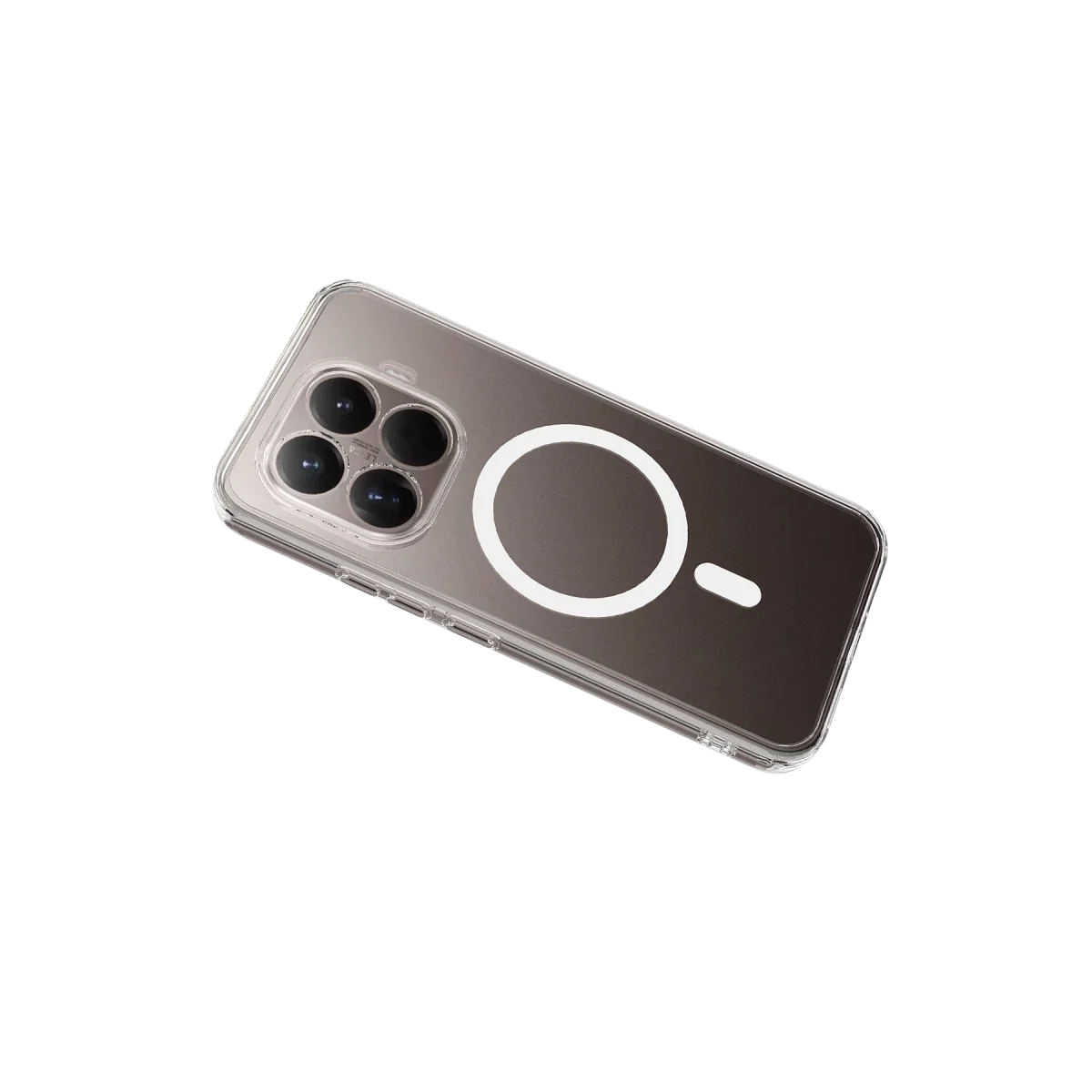 Xiaomi Mi 15T Pro Combo Sert Şeffaf Magsafe Kapak - Şeffaf görsel 3