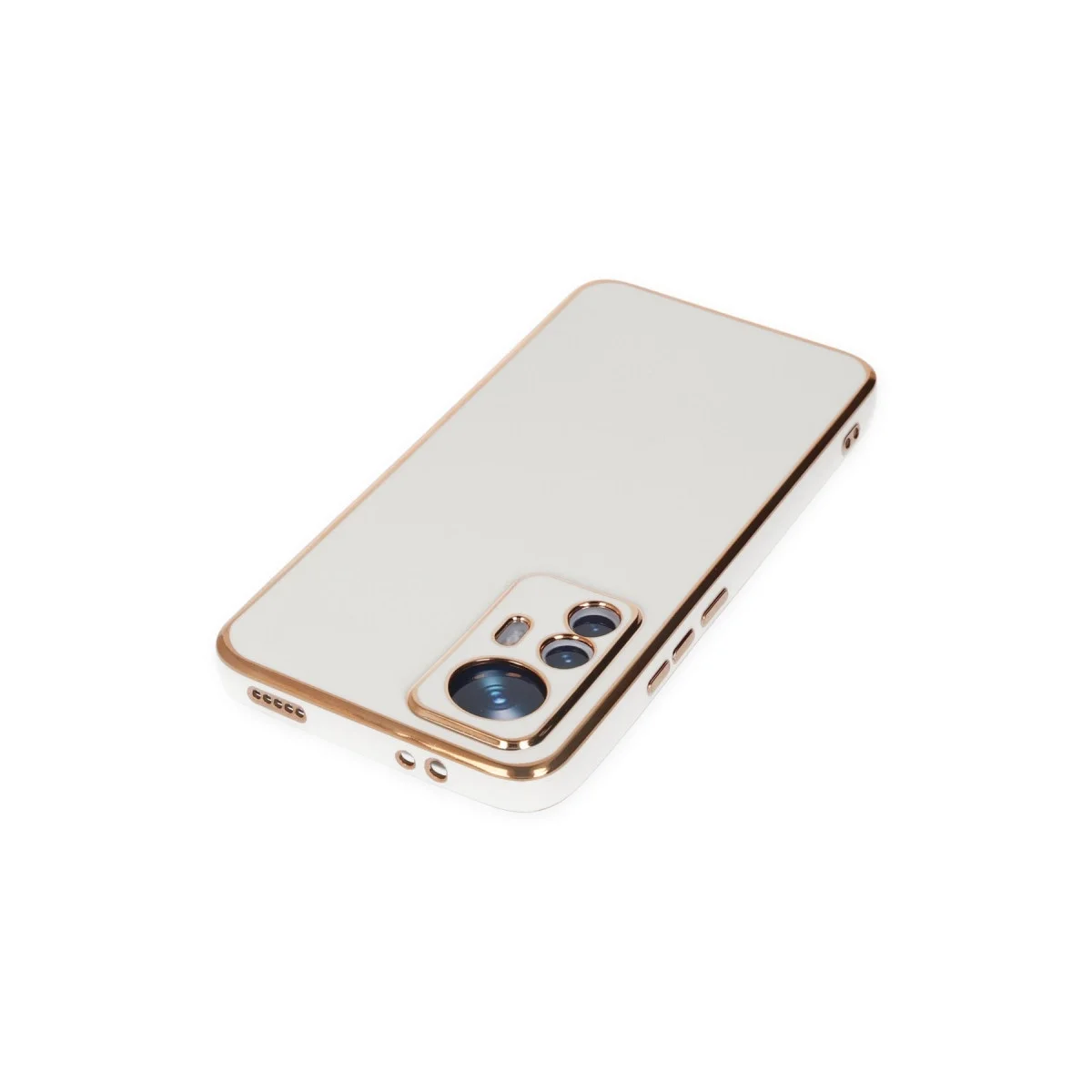 Xiaomi Mi 12t Pro Kılıf Volet Silikon - Beyaz görsel 4