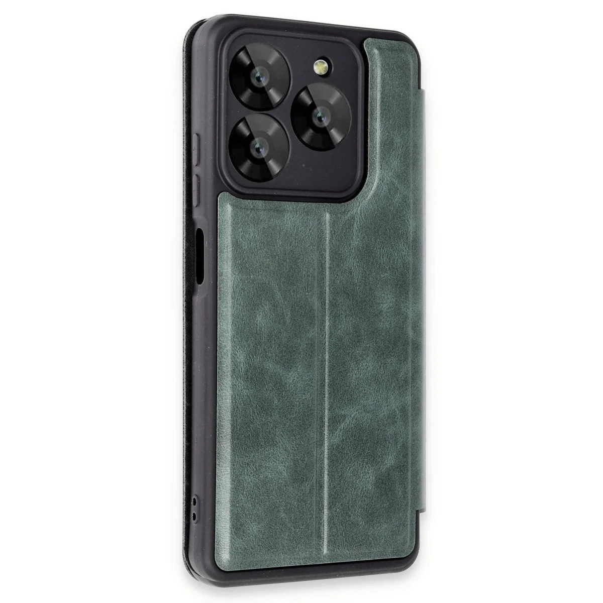 General Mobile Era 30 Kılıf Flip Cover - Koyu Yeşil görsel 2