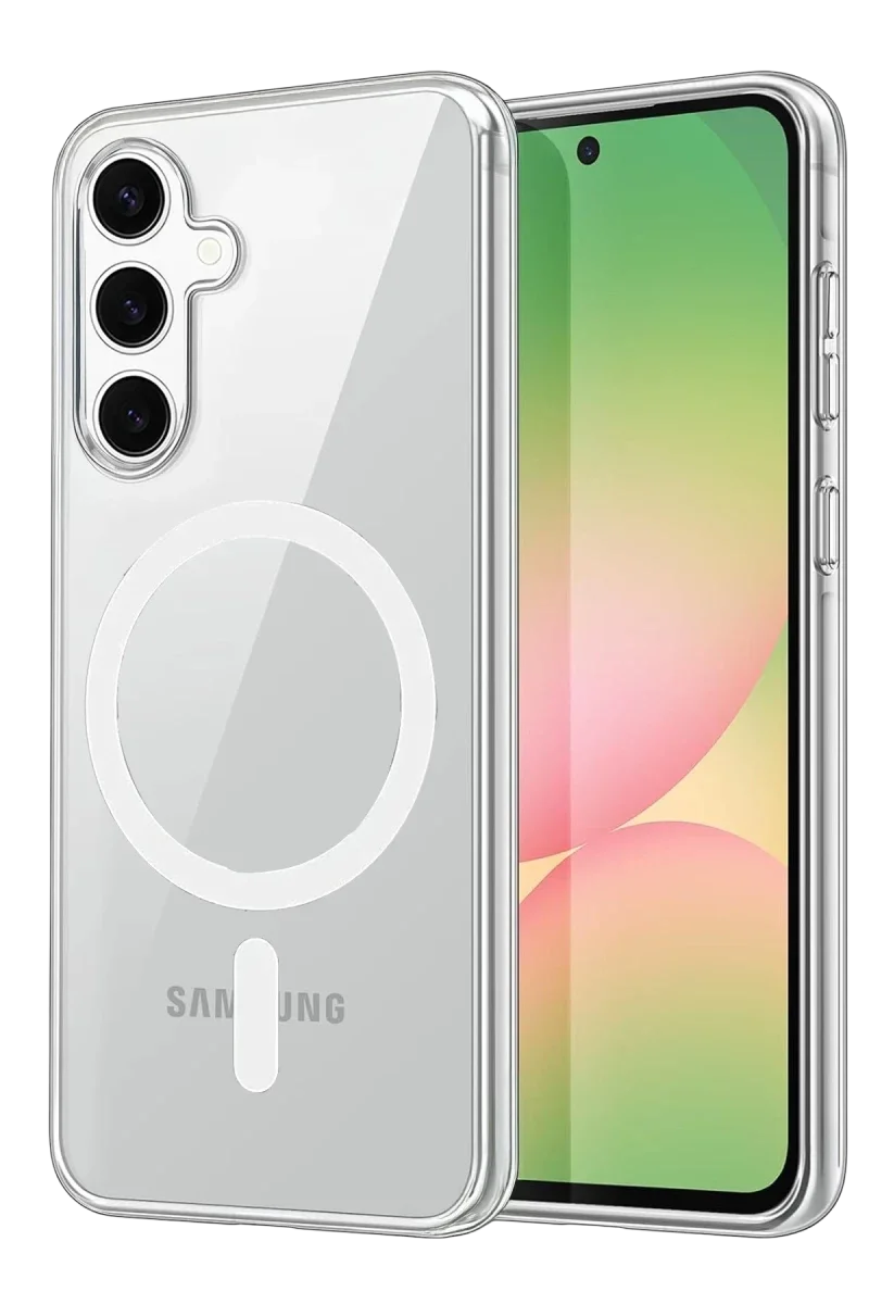 Samsung Galaxy A17 5G Combo Sert Şeffaf Magsafe Kapak - Şeffaf