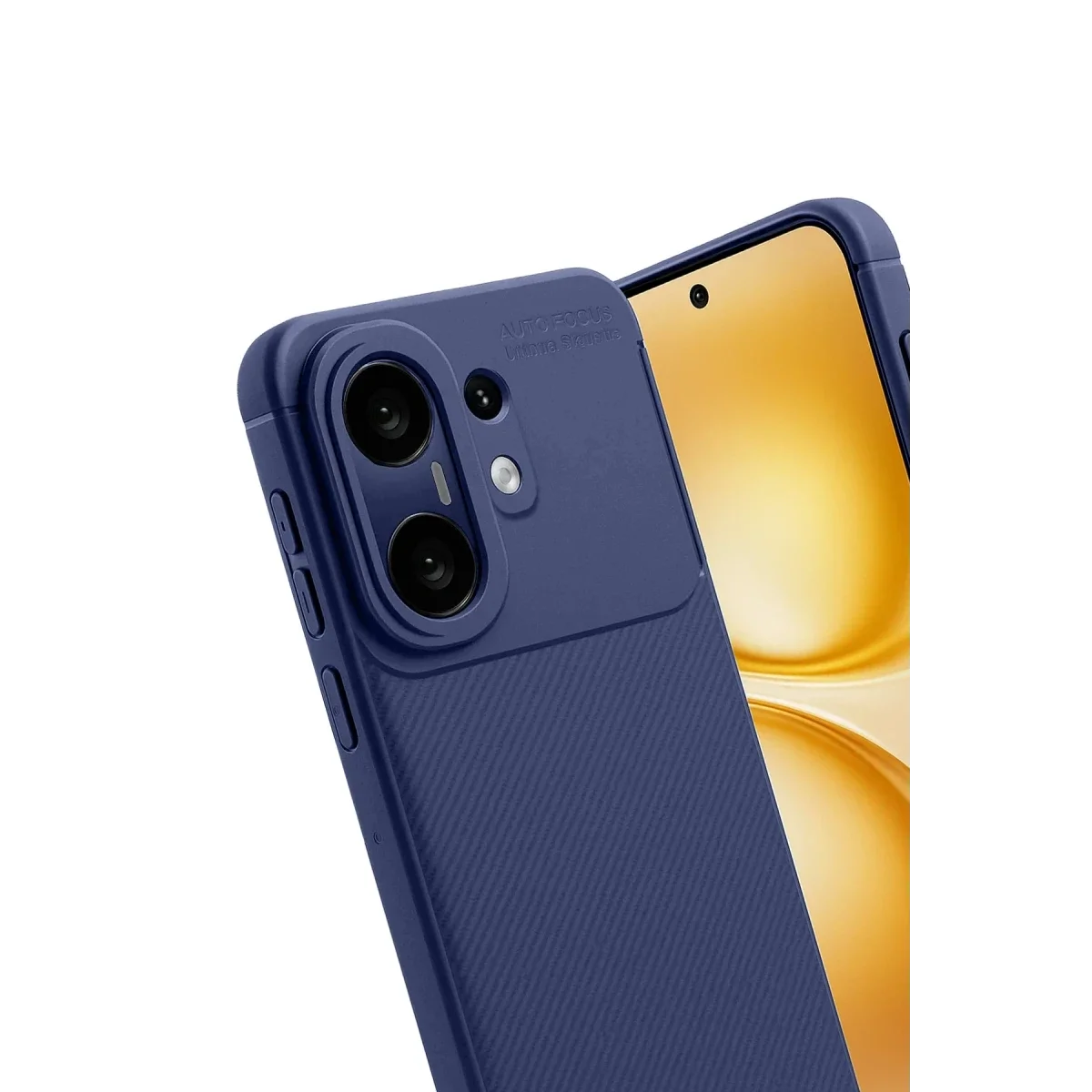 Vivo X200 FE Auto Focus Karbon Kapak - Lacivert görsel 2