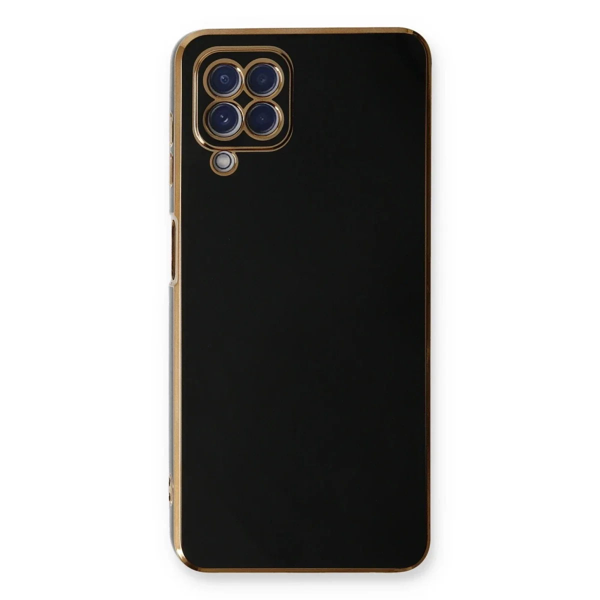 Samsung Galaxy A22 Kılıf Volet Silikon - Siyah görsel 2