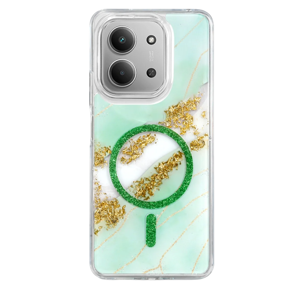 Onegif Xiao Red 15c 4g Lotus Simli Magsafe Kapak - Yeşil görsel 3