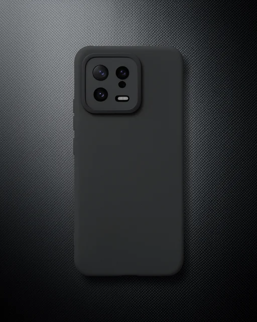 Xiaomi Mi 13 Kılıf Nano İçi Kadife Silikon - Siyah