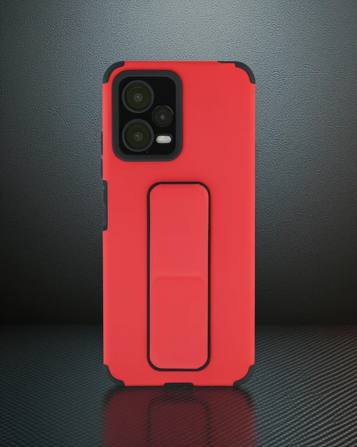 Xiaomi Poco X5 5g Kılıf Mega Standlı Silikon - Lila