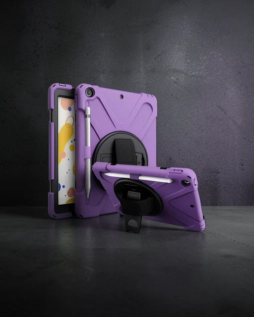 Apple İpad 5 Air 9.7 Kılıf Amazing Tablet Kapak - Mor