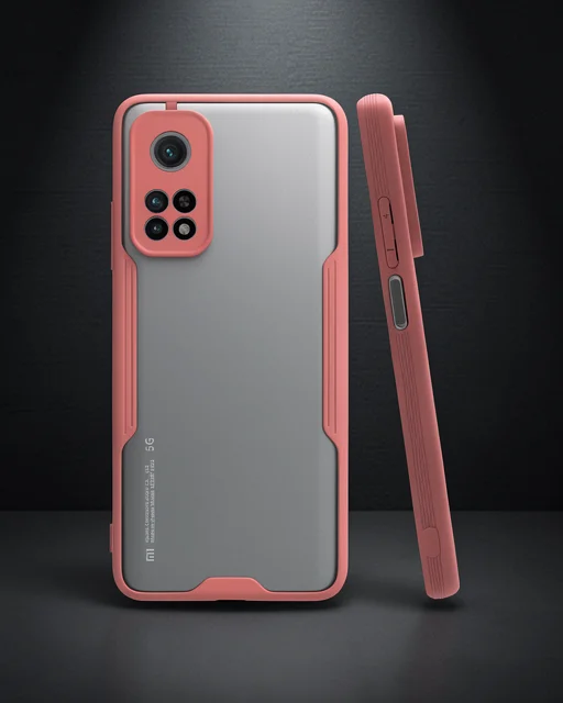 Xiaomi Mi 10t Pro Kılıf Platin Silikon - Pembe