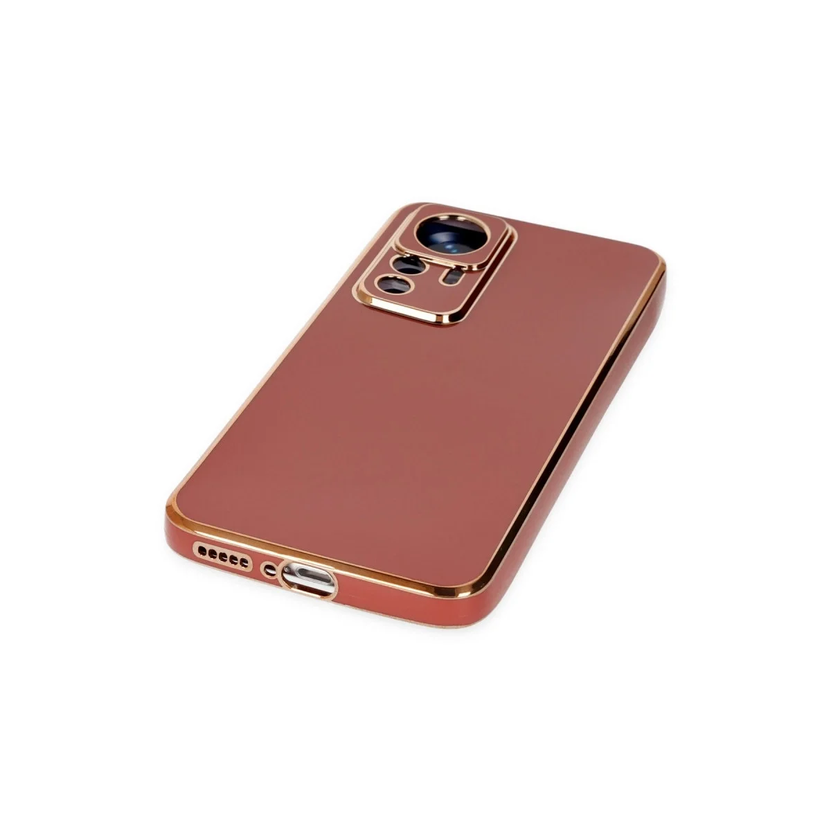 Xiaomi Mi 12t Pro Kılıf Volet Silikon - Kırmızı görsel 5