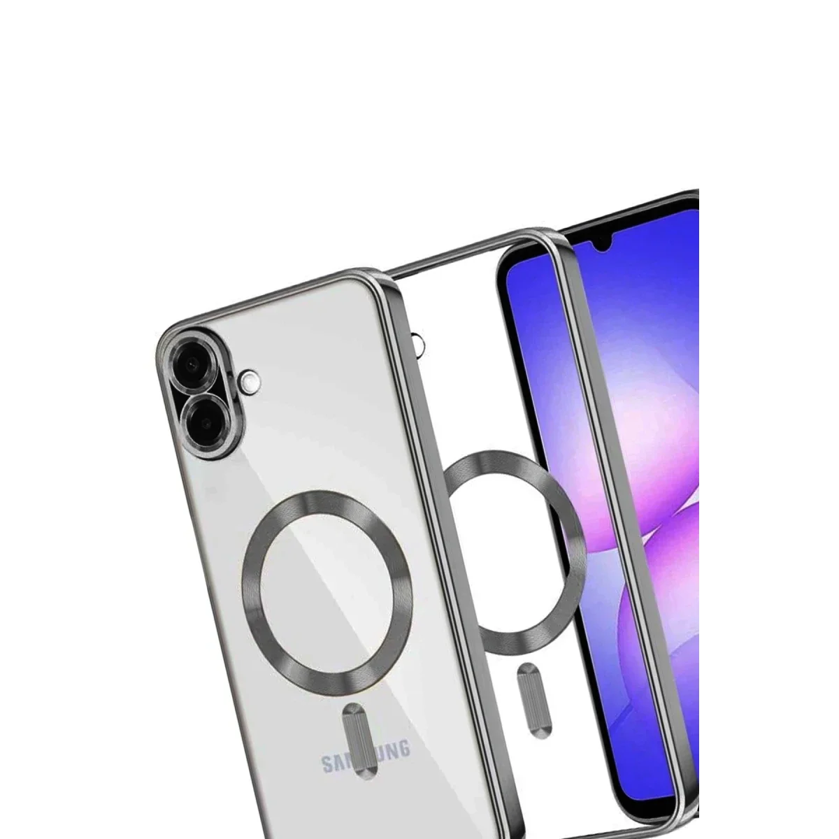 Samsung Galaxy A07 4G Kross Magneticsafe Kapak - Titan Gri görsel 3
