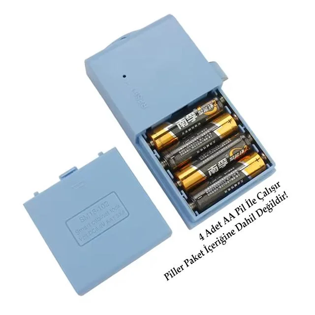 PM-26728 RFID Ve Tuş Panelli Dijital Elektronik Kapı Dolap Kilidi (2’li Paket) görsel 3