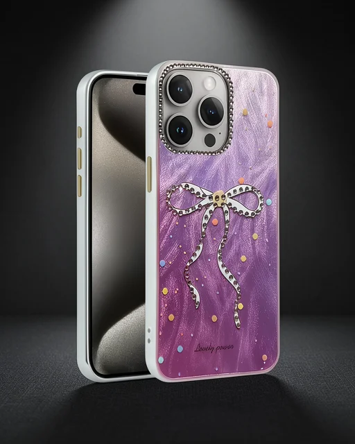 Apple İphone 15 Pro Max Kılıf Blade Aynalı Desenli Kapak - Desen 1