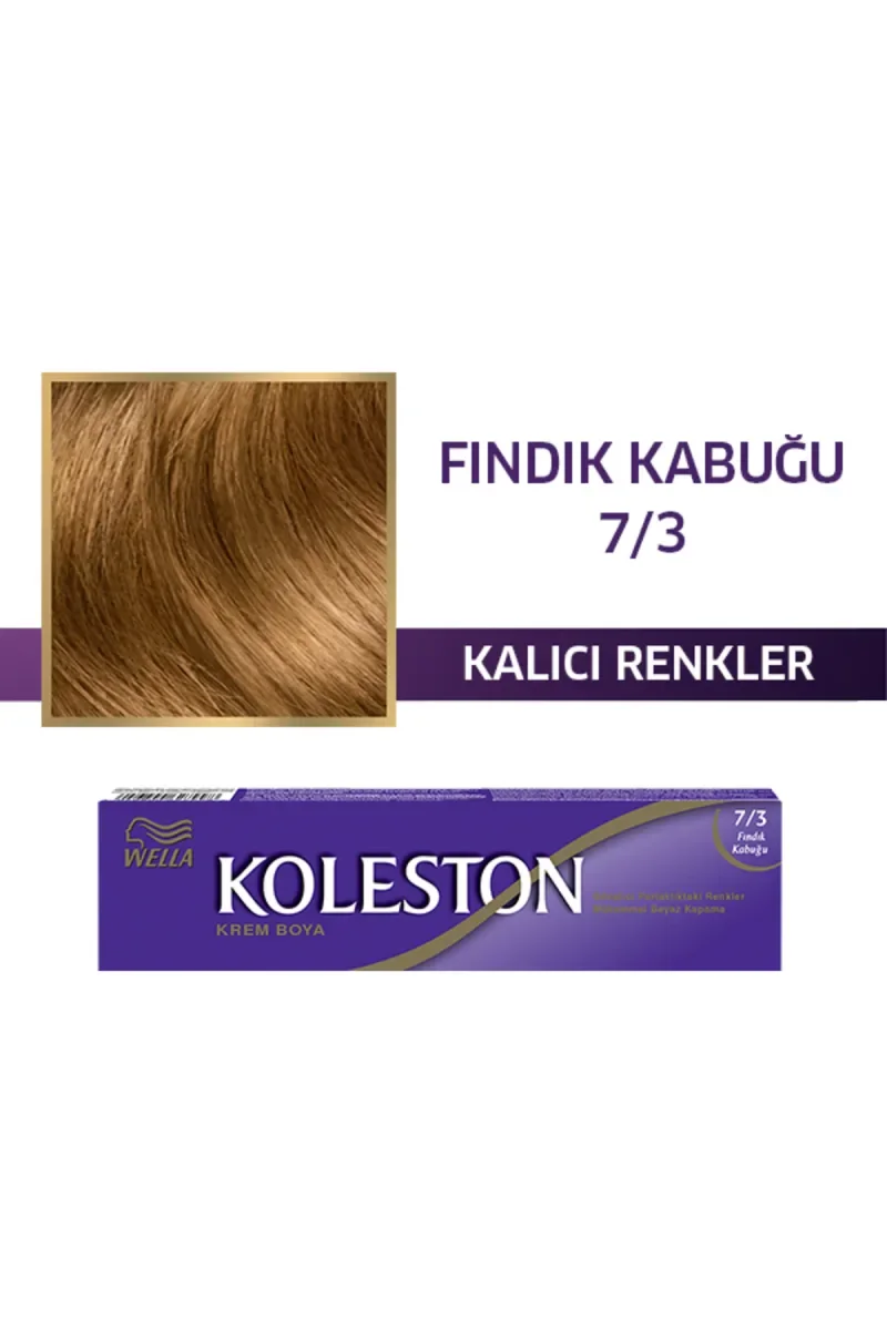 Koleston Single Saç Boyası - 7/3 Fındık Kabuğu