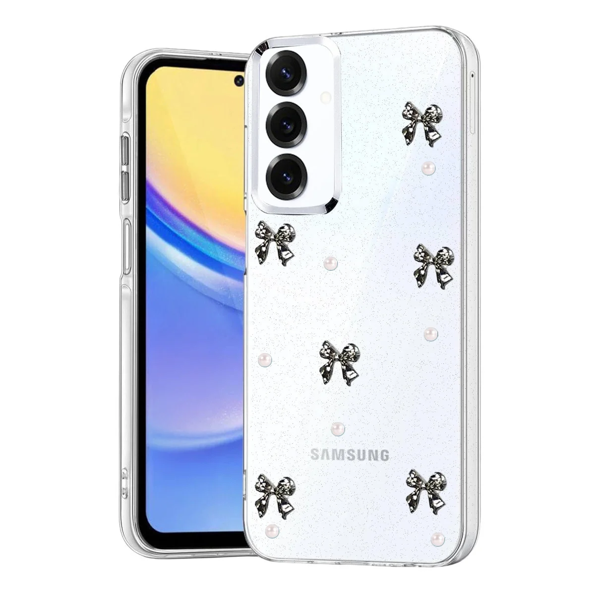 Samsung Galaxy S25 Fiyonk Desenli Kapak - Desen 8