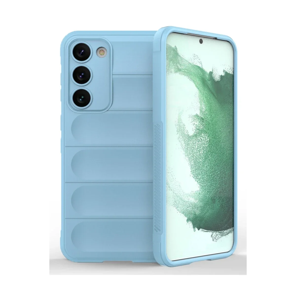 Samsung Galaxy S23 Plus Kılıf Optimum Silikon - Sky Blue